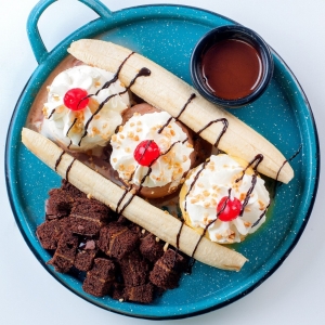 Banana Brownie Split _1